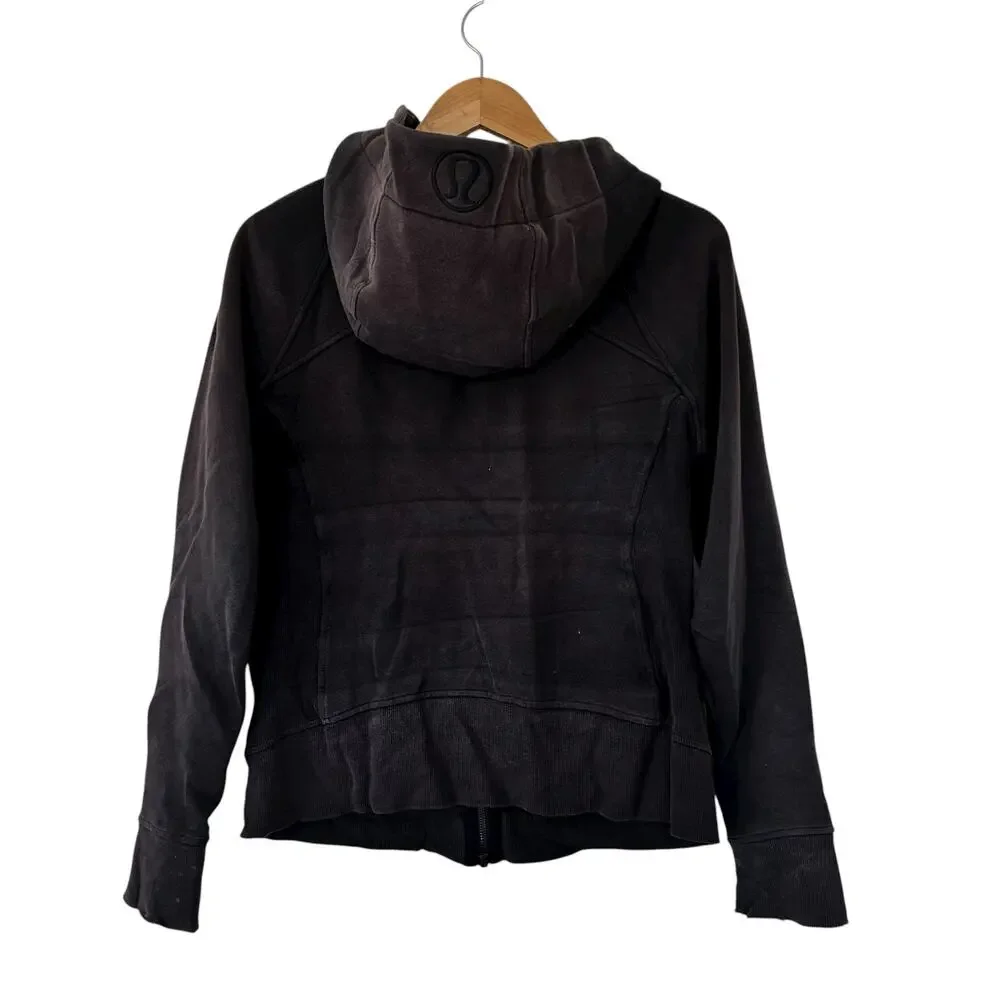Lululemon Black Full Zip Hoodie Sz 8